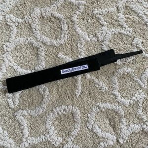 Sweaty Bands Rock Solid Black 1 Inch Non-Slip Active Headband